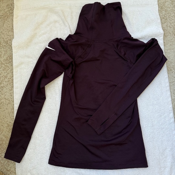 Nike Dri-Fit Purple High Neck Shirt - Medium - New with Tags - Picture 2 of 7